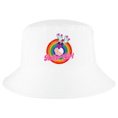 Roller Girl Skater Skating Retro Vintage 70s 80s Skates Cool Comfort Performance Bucket Hat