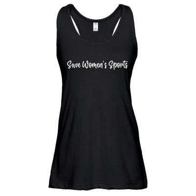  Save Womens Sports Riley Gaines Ladies Essential Flowy Tank