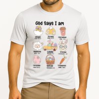 Retro God Says I Am Christian Jesus Happy Easter Day Bunny Cooling Performance Crew T-Shirt