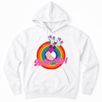 Roller Girl Skater Skating Retro Vintage 70s 80s Skates Hoodie