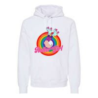 Roller Girl Skater Skating Retro Vintage 70s 80s Skates Premium Hoodie