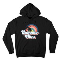 Retro Groovy Summer Vibes For Women Men Kids Summer Vacation Hoodie