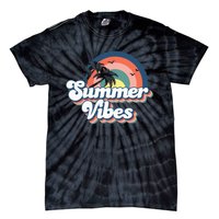 Retro Groovy Summer Vibes For Women Men Kids Summer Vacation Tie-Dye T-Shirt