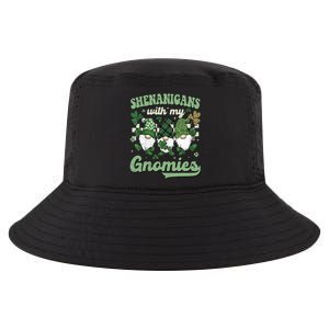 Retro Groovy St Patricks Day Shenanigans With My Gnomies Cool Comfort Performance Bucket Hat