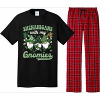 Retro Groovy St Patricks Day Shenanigans With My Gnomies Pajama Set