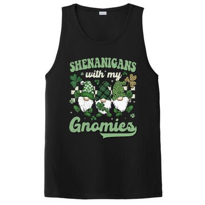 Retro Groovy St Patricks Day Shenanigans With My Gnomies PosiCharge Competitor Tank