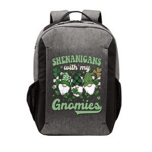 Retro Groovy St Patricks Day Shenanigans With My Gnomies Vector Backpack