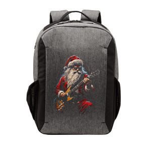 Rock Guitar Santa Claus Playing Guitar Funny Christmas Gift Vector Backpack