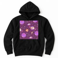 Retro Galaxy Spaceship Hoodie