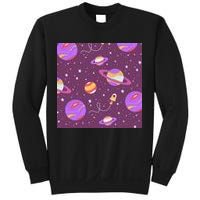 Retro Galaxy Spaceship Sweatshirt