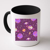 Retro Galaxy Spaceship Mug