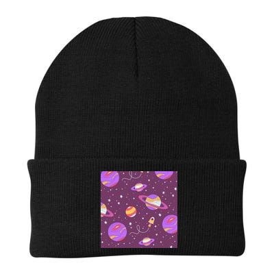 Retro Galaxy Spaceship Beanie