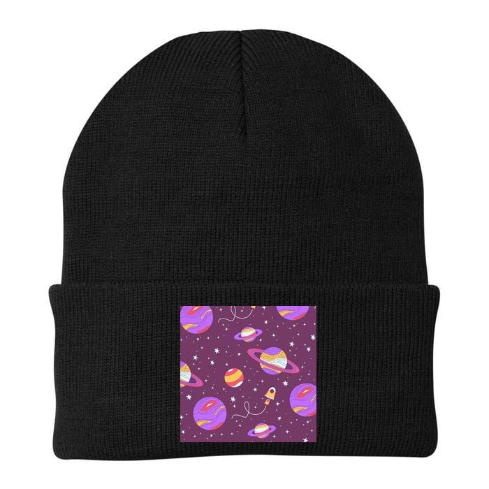 Retro Galaxy Spaceship Beanie