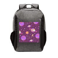 Retro Galaxy Spaceship Vector Backpack