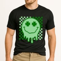 Retro Groovy Smile Face St Patricks Day Hippie Performance Shirt