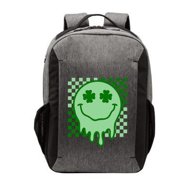 Retro Groovy Smile Face St Patricks Day Hippie Vector Backpack