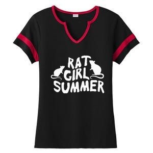 Rat Girl Summer Ladies Halftime Notch Neck Tee