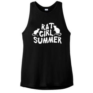 Rat Girl Summer Ladies PosiCharge Tri-Blend Wicking Tank