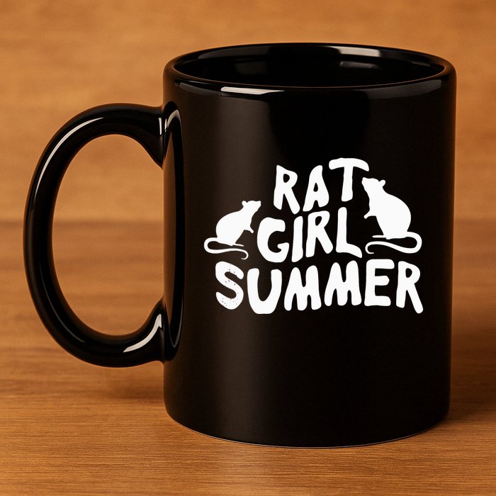 Rat Girl Summer 11oz C Handle Ceramic Mug