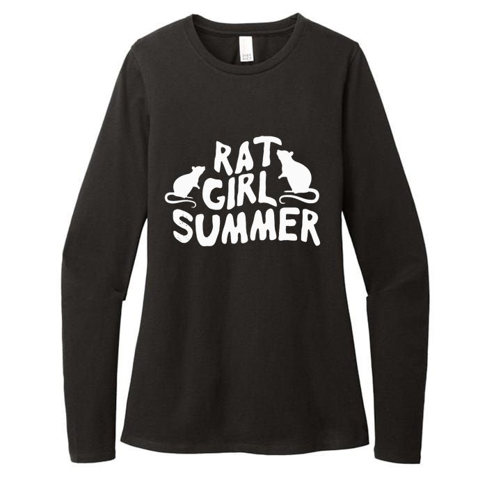 Rat Girl Summer Womens CVC Long Sleeve Shirt