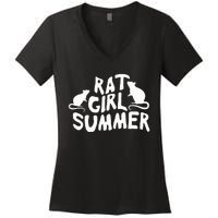 Rat Girl Summer Women's V-Neck T-Shirt