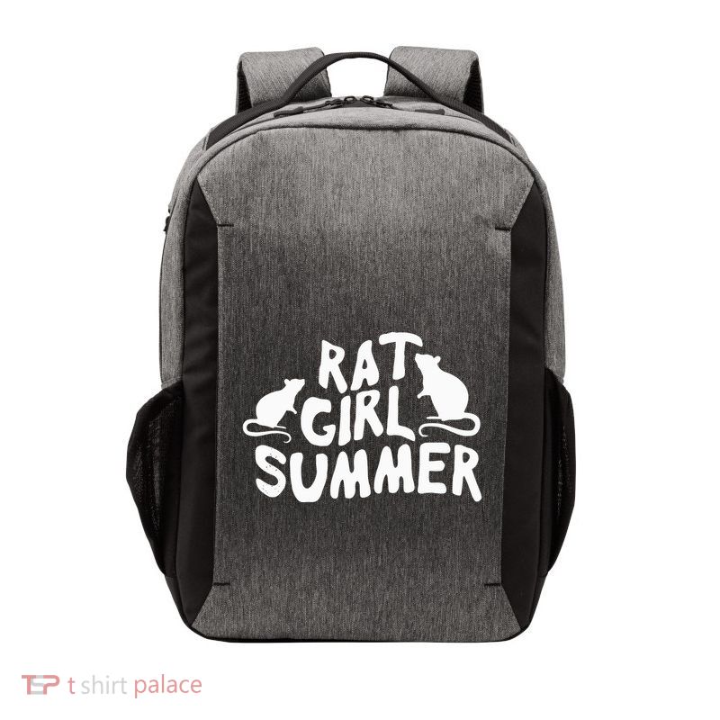 Rat Girl Summer Vector Backpack