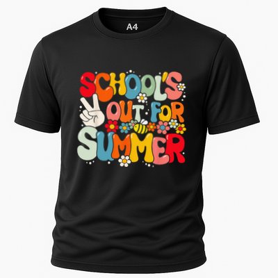 Retro Groovy School's Out For Summer Graduation Teacher Performance Shirt