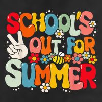 Retro Groovy School's Out For Summer Graduation Teacher 11oz C Handle Ceramic Mug