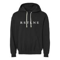 Rstlne Game Show Letters Final Round Garment-Dyed Fleece Hoodie