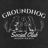 Retro Groundhog Social Club Shadow Society Groundhog Day Adult Drive Performance Visor