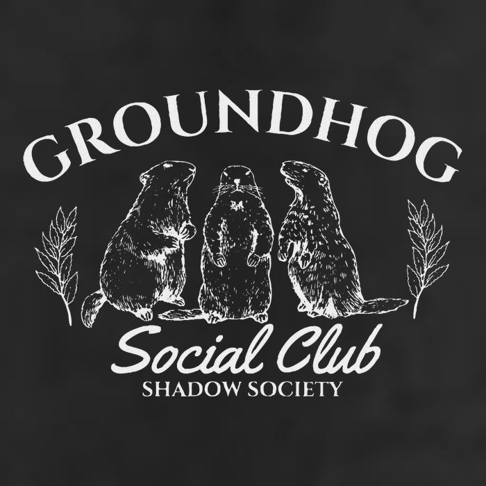 Retro Groundhog Social Club Shadow Society Groundhog Day Adult Drive Performance Visor