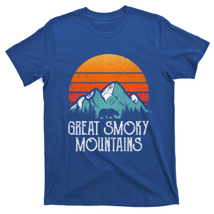 Retro Great Smoky Mountains National Park Bear Vintage Great Gift T-Shirt