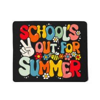 Retro Groovy School's Out For Summer Graduation Teacher Mousepad