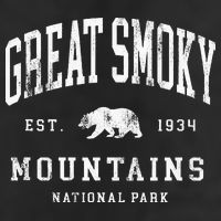 Retro Great Smoky Mountains National Park 11oz C Handle Ceramic Mug