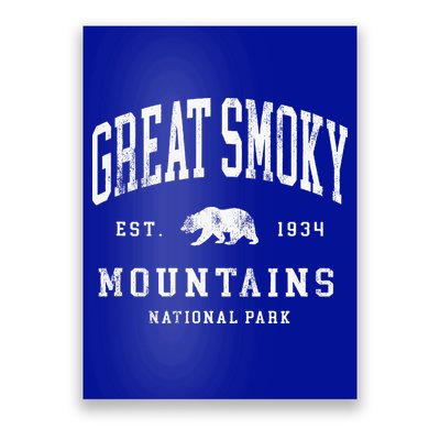 Retro Great Smoky Mountains National Park Poster
