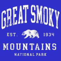 Retro Great Smoky Mountains National Park Womens Tank Top