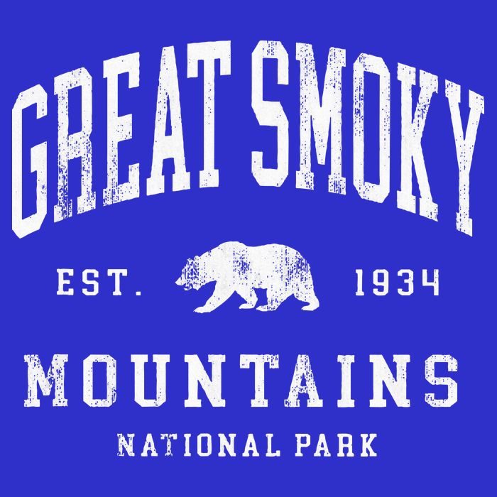 Retro Great Smoky Mountains National Park Womens Tank Top