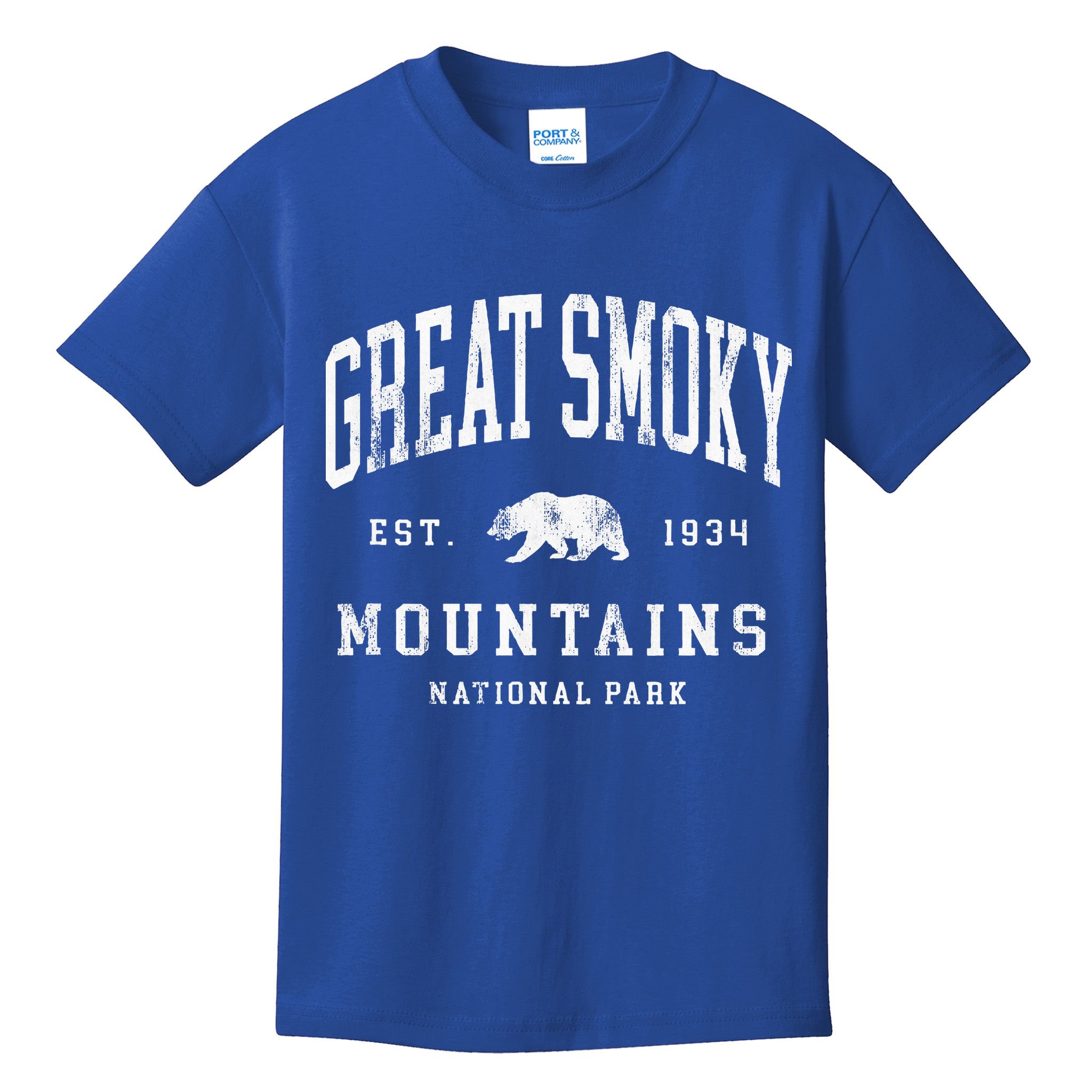 Retro Great Smoky Mountains National Park Kids T-Shirt
