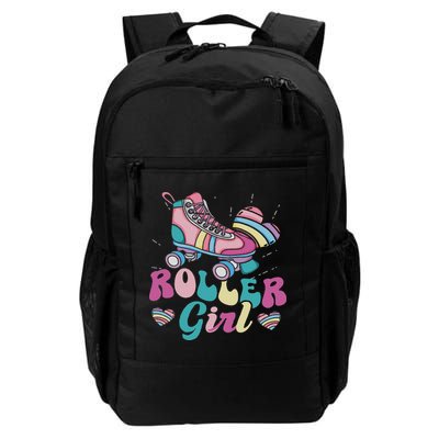 Roller Girl Skater Skating Retro Vintage 70s 80s 90s Skates Backpack