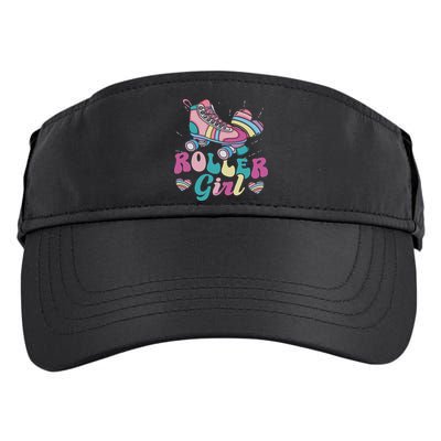 Roller Girl Skater Skating Retro Vintage 70s 80s 90s Skates Adult Drive Performance Visor