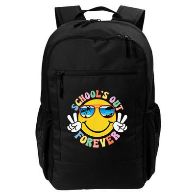 Retro Groovy School's Out Forever Retired Teacher Retirement Backpack