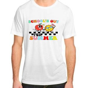 Retro Groovy School's Out For Summer Graduation Teacher Adult ChromaSoft Performance T-Shirt