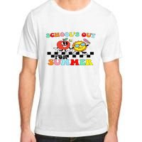 Retro Groovy School's Out For Summer Graduation Teacher Adult ChromaSoft Performance T-Shirt