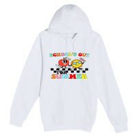 Retro Groovy School's Out For Summer Graduation Teacher Premium Pullover Hoodie