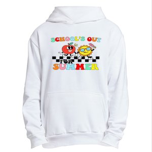 Retro Groovy School's Out For Summer Graduation Teacher Urban Pullover Hoodie