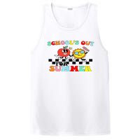 Retro Groovy School's Out For Summer Graduation Teacher PosiCharge Competitor Tank