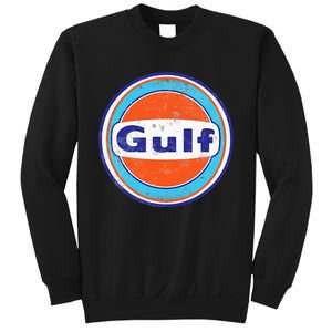 Retro Gas Station Gulf Motor Oil Car Bikes Garage Sweatshirt