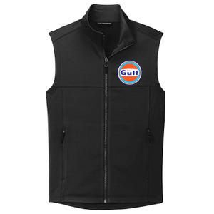 Retro Gas Station Gulf Motor Oil Car Bikes Garage Collective Smooth Fleece Vest