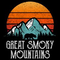 Retro Great Smoky Mountains National Park Bear Vintage Gift Backpack
