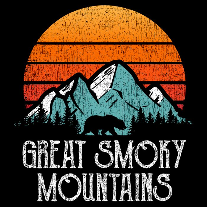 Retro Great Smoky Mountains National Park Bear Vintage Gift Backpack